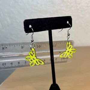 Butterfly Yellow Earrings
